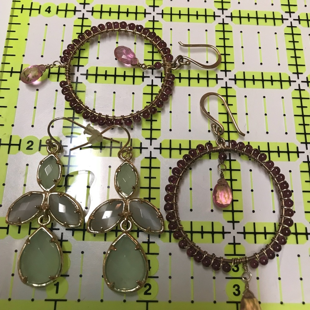 Custom listing circle & Kendra Scott earrings